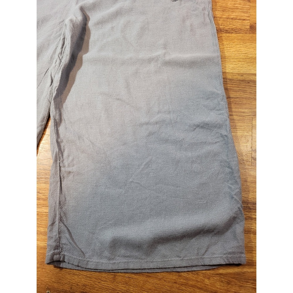 Hunter & Brown Linen Blend Wide Leg Jumpsuit Lagenlook Minimalist Size XL - Picture 2 of 6
